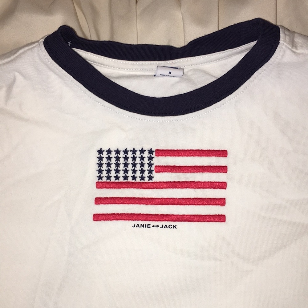 American flag Janie and Jack shirt